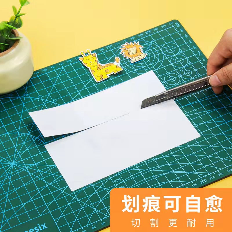 PVC Cutting Mat/ Cutting Board/ Self-Healing [A3/ A4]  -绿色垫板/ 切割垫板/手工专用切割板