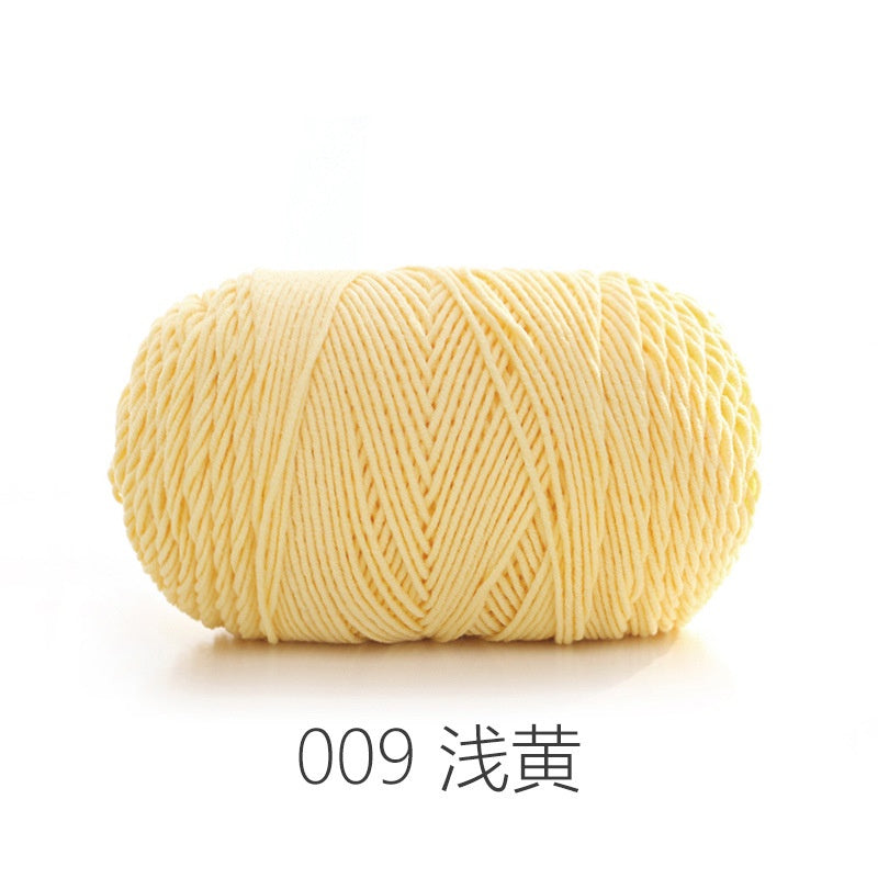 CLEARANCE - 5ply Milk Cotton Yarn/ Handmade DIY Knitting Wool/ Rainbow Yarn/ Benang Kait/ Crochet Yarn/ Knitting Yarn/ 五股牛奶纯色棉/ 针织