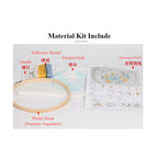 Embroidery Set/ Embroidery Kit Needlework/ DIY cross stitch set / Set Sulaman Tangan /刺绣DIY材料包/刺绣套件/新手刺绣材料包