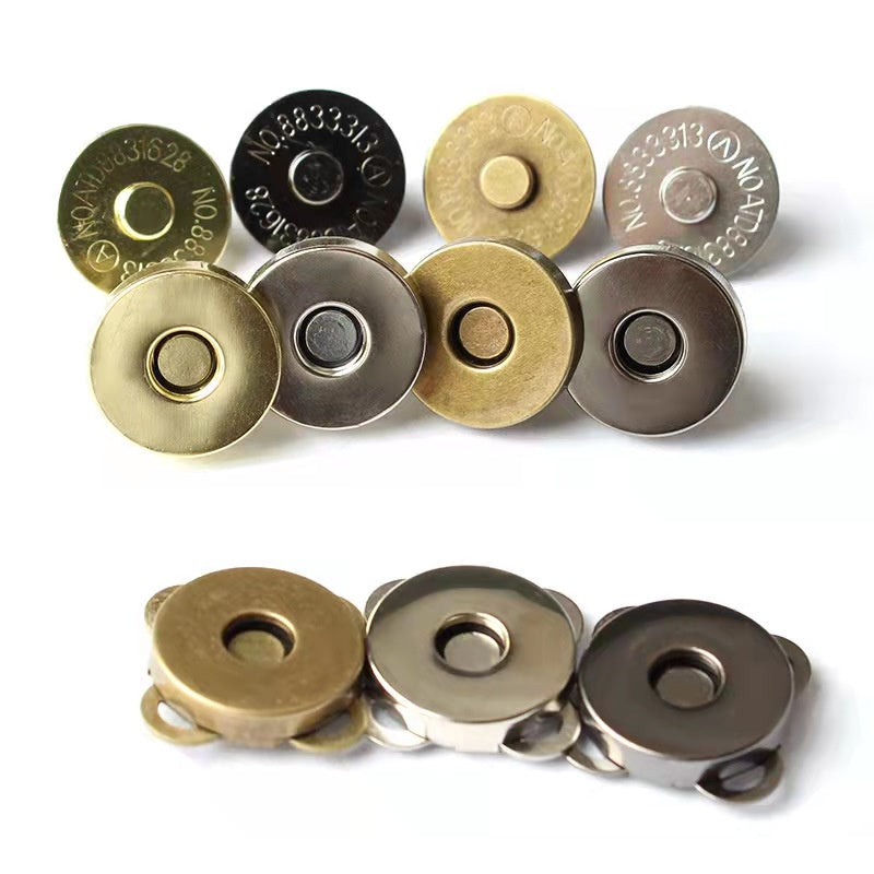 18mm Magnetic Button Clasp/ Snap Button for Bag/ Clothing/ 包包磁铁扣/ 手缝磁铁纽扣