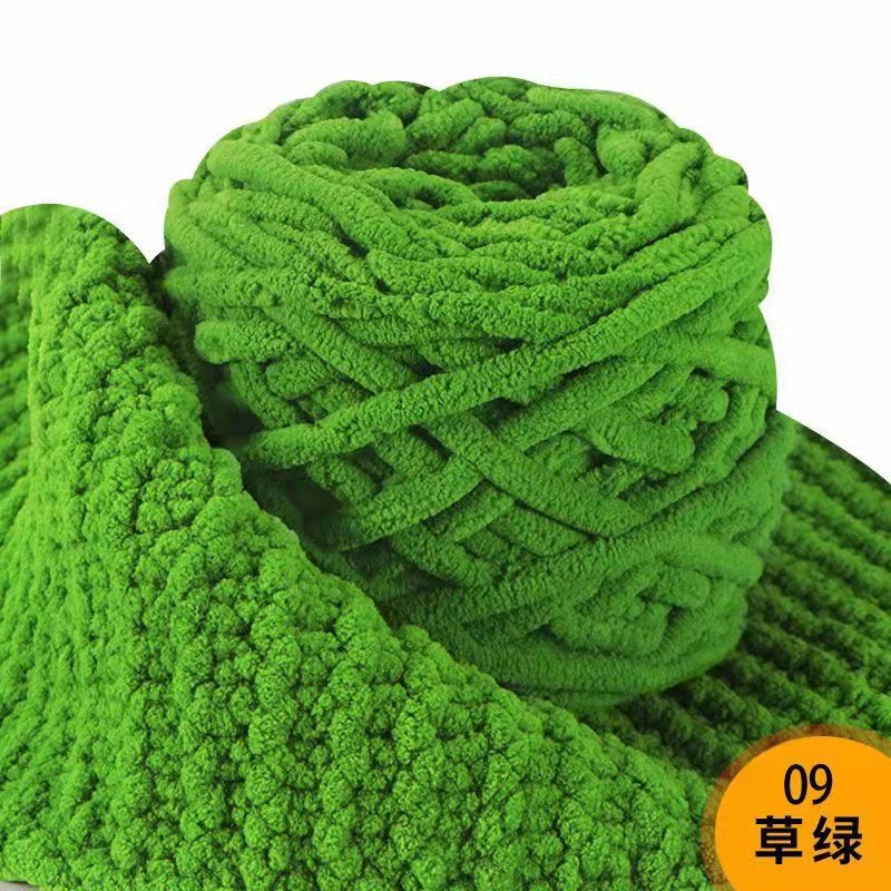 Benang Kait - 90 - 100g Microfiber Polyester Yarn - Crochet Yarn - Soft Knitting Thick Yarn- 冰条毛线- 粗毛线- 围巾毛线