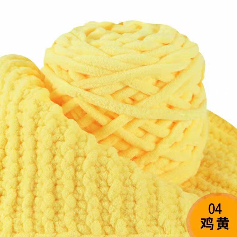 Benang Kait - 90 - 100g Microfiber Polyester Yarn - Crochet Yarn - Soft Knitting Thick Yarn- 冰条毛线- 粗毛线- 围巾毛线