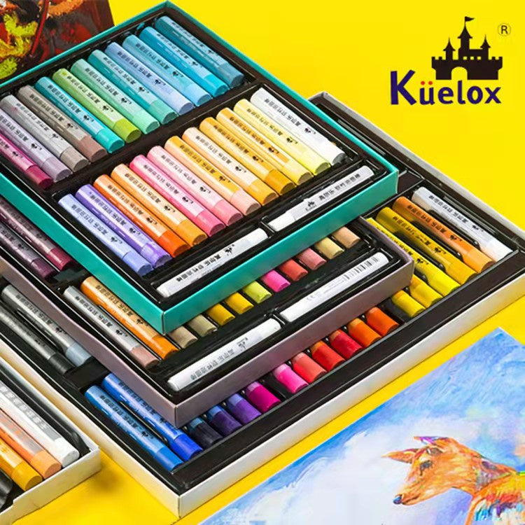 CLEARANCE Kuelox Oil Pastel Painting Set/ Crayon set/ Super soft Oil Pastel/ 高尔乐油画棒/重彩/水溶性/超软油画棒/马卡龙色/莫兰迪色/经典色