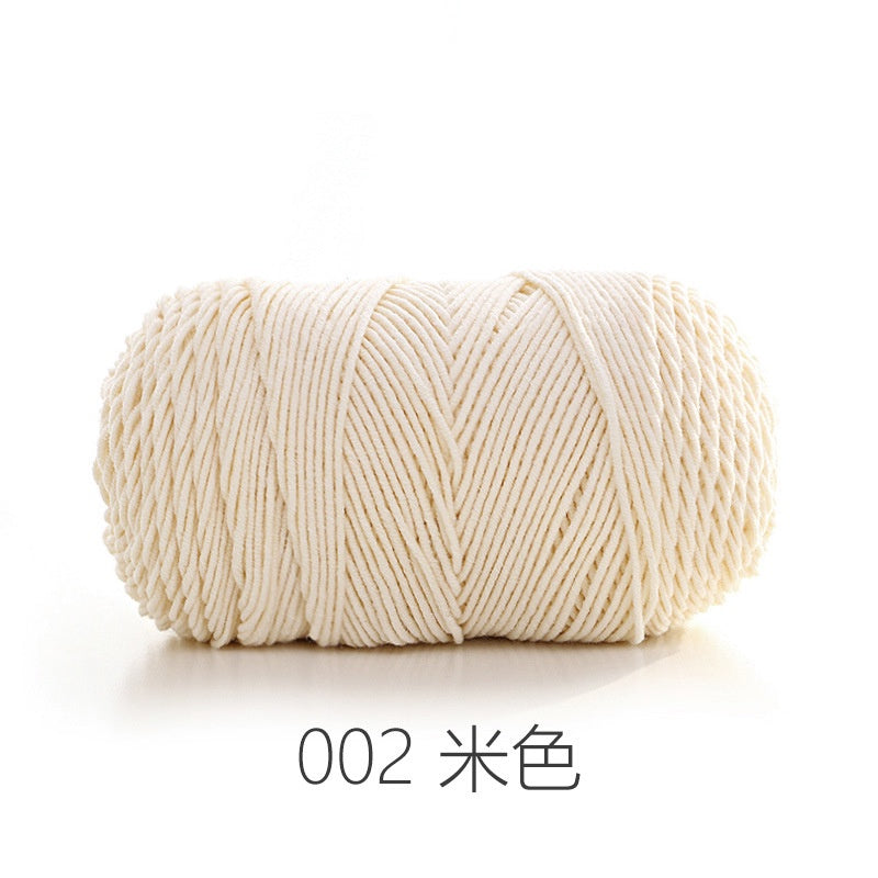 CLEARANCE - 5ply Milk Cotton Yarn/ Handmade DIY Knitting Wool/ Rainbow Yarn/ Benang Kait/ Crochet Yarn/ Knitting Yarn/ 五股牛奶纯色棉/ 针织
