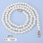 Bag Accessories- Bag Chain / Pearl Chain/ Pearl Bag Handle/ Bag Straps/ Shoulder Straps/  珍珠包包链条/包包肩带/单肩斜挎链条/ 珍珠包配件diy材料