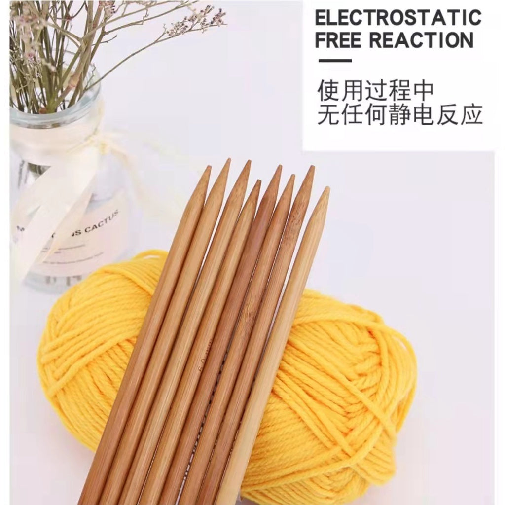 Bamboo Knitting Needle/ Sweater Knitting Needle/ Jarum Kait/ 编织围巾毛衣针/ 竹棒针/ 编织工具 棒针