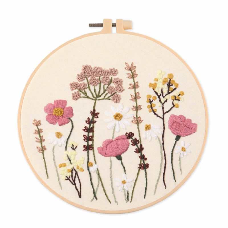 Embroidery Set/ Embroidery Kit Needlework/ DIY cross stitch set / Set Sulaman Tangan /刺绣DIY材料包/刺绣套件/新手刺绣材料包