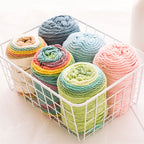 CLEARANCE - 5ply Milk Cotton Yarn/ Handmade DIY Knitting Wool/ Rainbow Yarn/ Benang Kait/ Crochet Yarn/ Knitting Yarn/ 五股牛奶纯色棉/ 针织