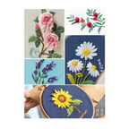 Embroidery Kit- Needlework for Beginner- Cross Stitch set/ DIY手工刺绣材料包- 初学者绣花套件小款