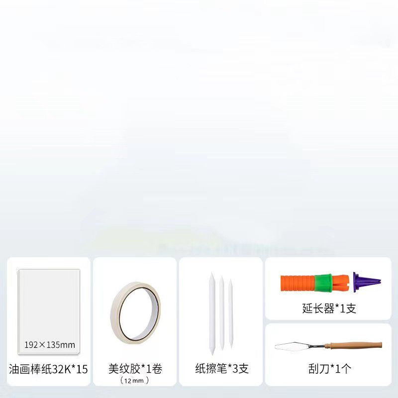 CLEARANCE Oil Pastel Painting Tools/ Scraper Set/ Drawing Paper/ Masking Tape/ 油画棒专用工具/美纹胶/刮刀/ 加厚图纸/油画棒纸