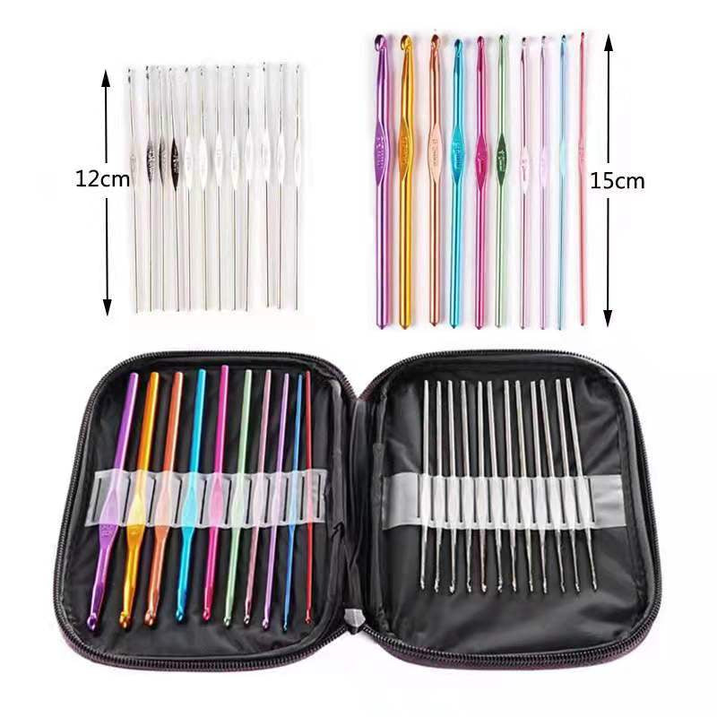 Full Set Crochet Hook / Jarum Kait/ 钩针套组/针织钩针