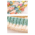 READY STOCK- Benang Kait Pelangi/5 ply Milk Cotton Rainbow Yarn/ 如意鸟5股彩虹色牛奶棉线