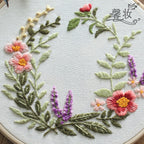 Embroidery Set/ Embroidery Kit Needlework/ DIY cross stitch set / Set Sulaman Tangan /刺绣DIY材料包/刺绣套件/新手刺绣材料包