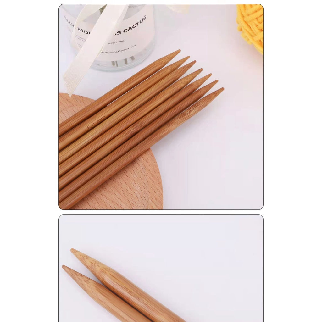 Bamboo Knitting Needle/ Sweater Knitting Needle/ Jarum Kait/ 编织围巾毛衣针/ 竹棒针/ 编织工具 棒针
