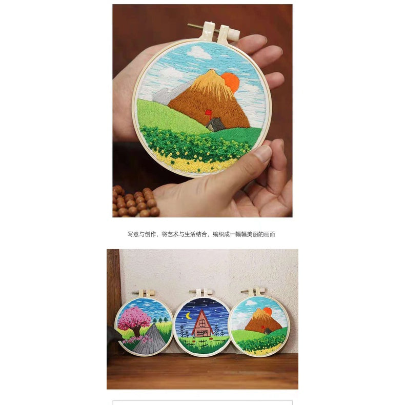 NEW ARRIVAL - Amazon Hot Selling 3D Embroidery Kit - / DIY手工刺绣材料包-  亚马逊热销- 欧式3D刺绣- 绣花套件