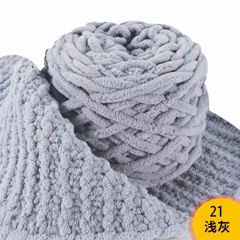 Benang Kait - 90 - 100g Microfiber Polyester Yarn - Crochet Yarn - Soft Knitting Thick Yarn- 冰条毛线- 粗毛线- 围巾毛线