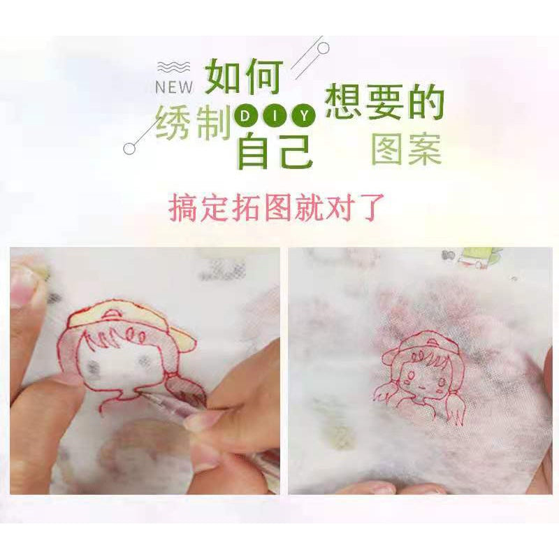 DIY - Embroidery Starter Kit with Tools - Full Set -Cross Stitch Kit- DIY Tools  手工刺绣diy材料包/ 新手小白刺绣基础套组