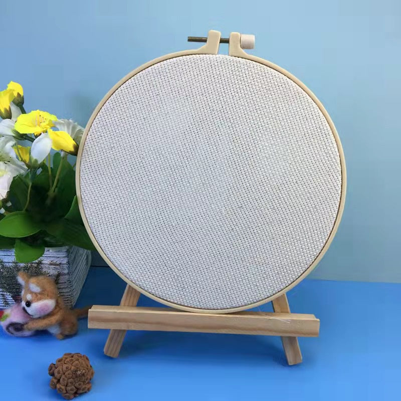 Pre-cut Monks Cloth Fabric/ Punch Needle Embroidery Fabric/ Tufting Fabric/ Fabric Rug Hooking/ 俄罗斯戳戳绣专用绣布
