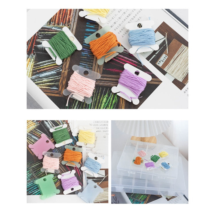 Winding Board/ Cross-stitch/ Embroidery thread winding board/ thread organizer/ 十字绣线 绕线板/ 绣花线绕线版/