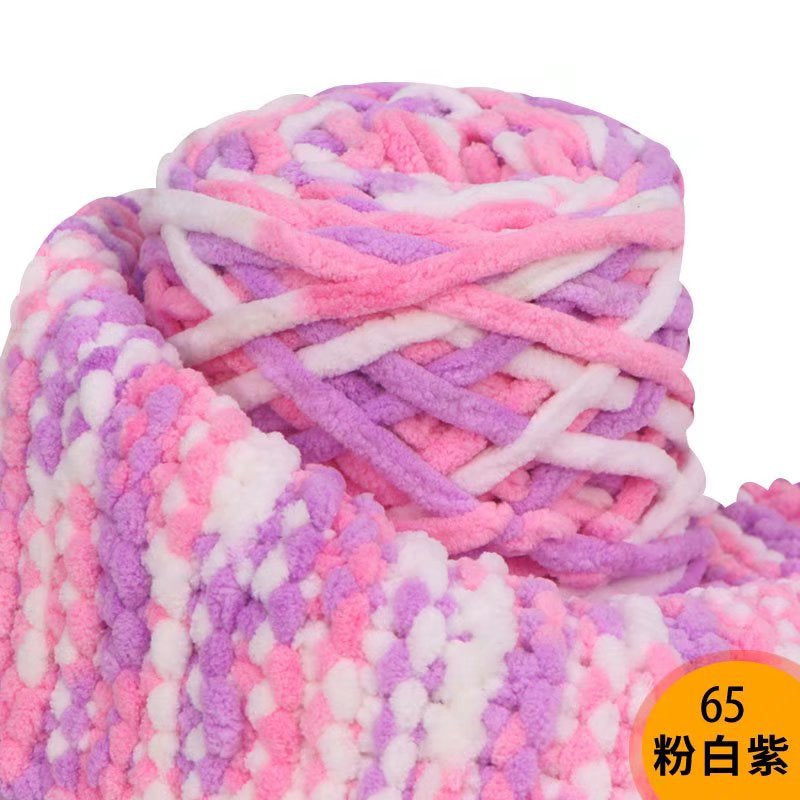 Benang Kait - 90 - 100g Microfiber Polyester Yarn - Crochet Yarn - Soft Knitting Thick Yarn- 冰条毛线- 粗毛线- 围巾毛线