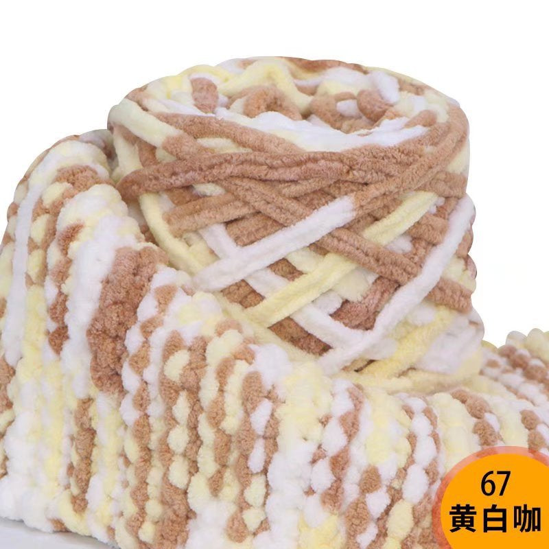 Benang Kait - 90 - 100g Microfiber Polyester Yarn - Crochet Yarn - Soft Knitting Thick Yarn- 冰条毛线- 粗毛线- 围巾毛线