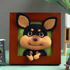 CLEARANCE - DIY Needle Felting Wool Set/ 羊毛毡戳戳乐刺绣材料包/ 山水画戳戳乐全套材料