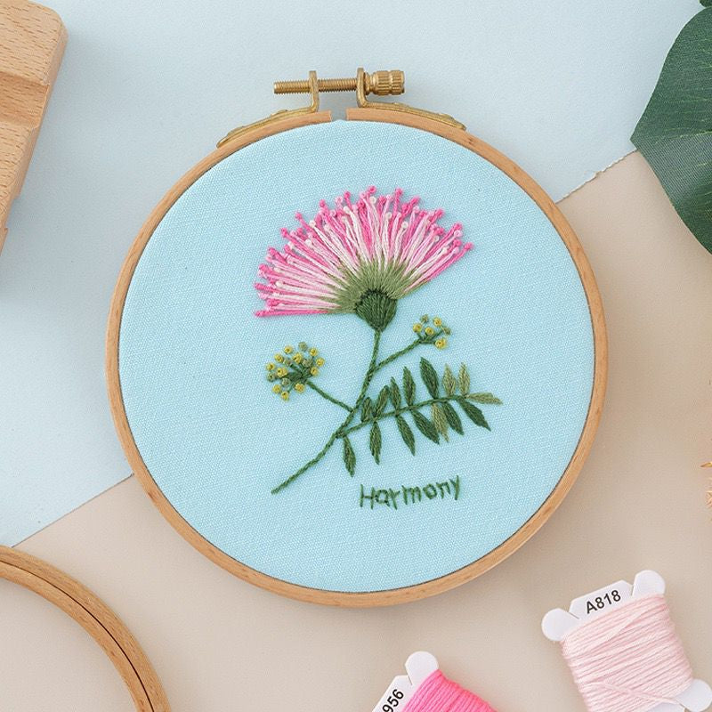 Embroidery Kit- Needlework for Beginner- Cross Stitch set/ DIY手工刺绣材料包- 初学者绣花套件小款