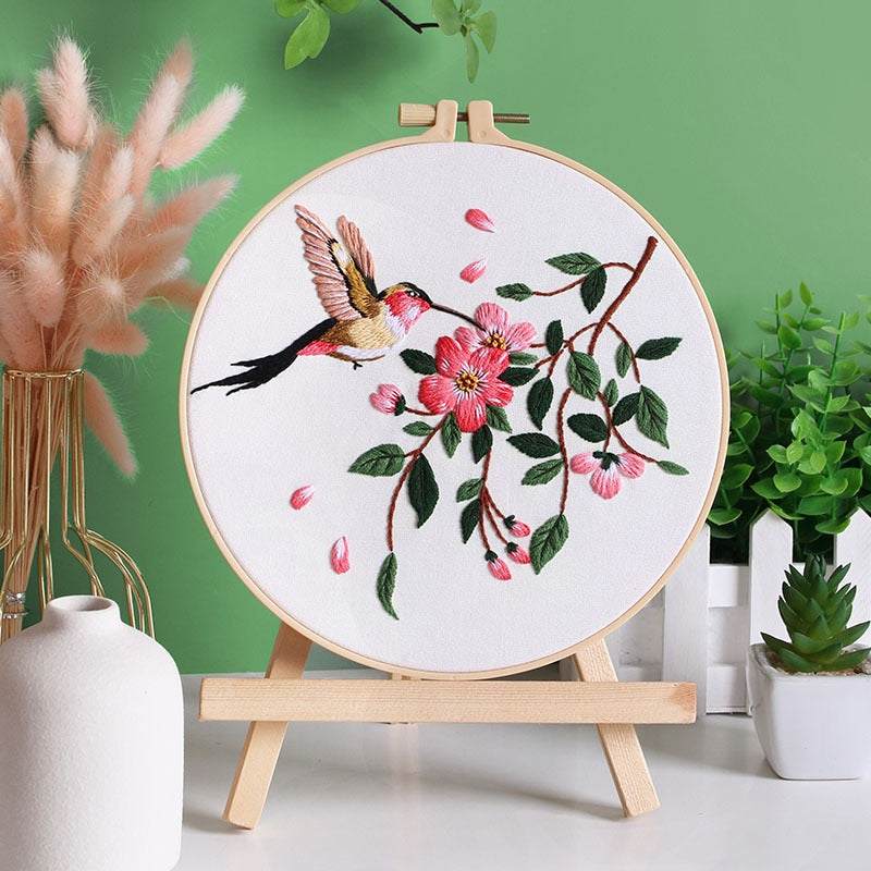 Embroidery Kit/ Needlework for Beginner/ Set Sulaman Tangan /DIY cross stitch set / Embroidery Material Kit Bird /Owl