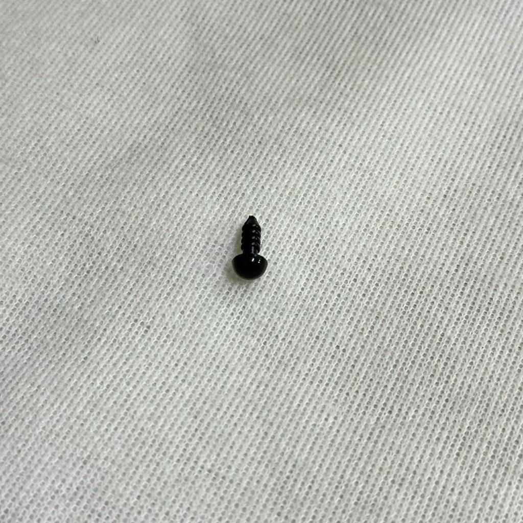 Screw Doll Eye/ Black Button Eyeball/ DIY Screw Eye/Mushroom Button/ 螺丝玩偶眼睛/娃娃动物眼睛扣/黑色螺丝扣子眼珠/蘑菇扣/ 娃娃眼睛