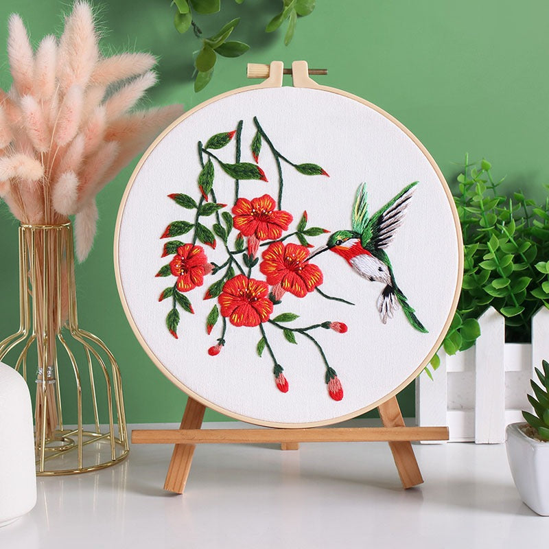 Embroidery Kit/ Needlework for Beginner/ Set Sulaman Tangan /DIY cross stitch set / Embroidery Material Kit Bird /Owl