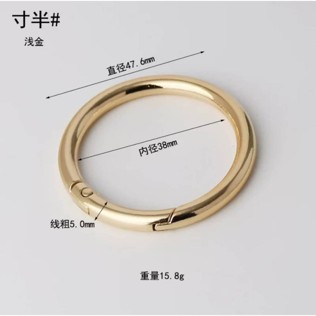 O Ring / Bag Accessories/ Metal Round Buckle/ Open Ring/ Spring Buckle/ Spring O Ring Buckle/ Key Buckle