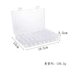 Embroidery Tools Storage Box/ Plastic Storage Box /Transparent Jewelry Box/ Tools organizer/透明首饰盒 绣线盒手工工具储物盒 塑料收纳盒 饰品盒