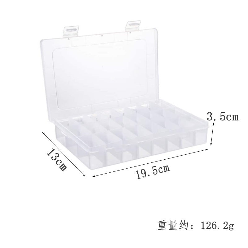 Embroidery Tools Storage Box/ Plastic Storage Box /Transparent Jewelry Box/ Tools organizer/透明首饰盒 绣线盒手工工具储物盒 塑料收纳盒 饰品盒