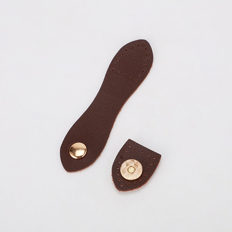 1 set Bag Buckle Snap Button/ Magnetic Button / Shoulder Strap Connection Leather Buckle/ DIY Handbag Accessories