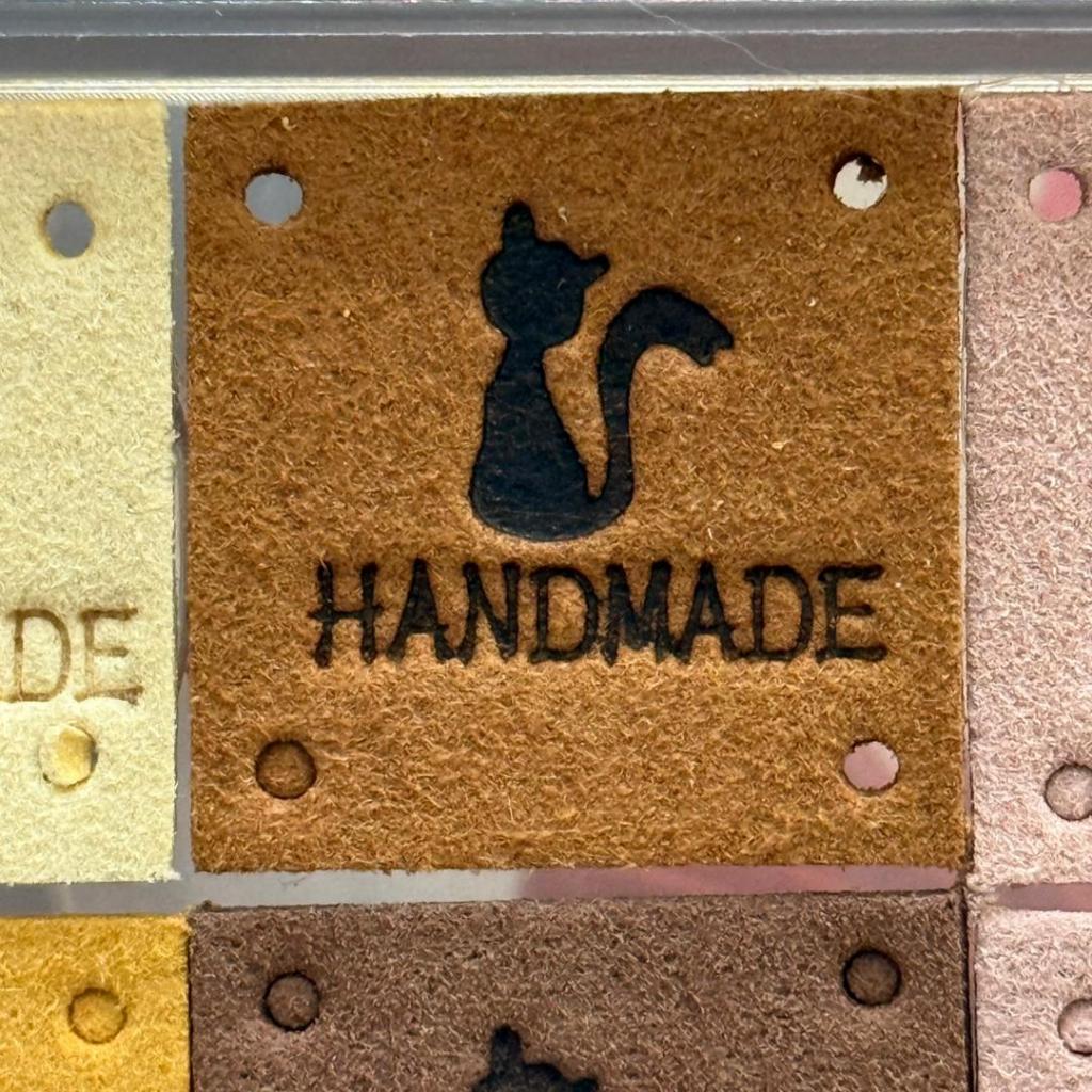 5pcs Handmade Microfiber Label Tag / Color Tag/ handmade Label/ Handmade Tag 迷你彩色手工制作标签