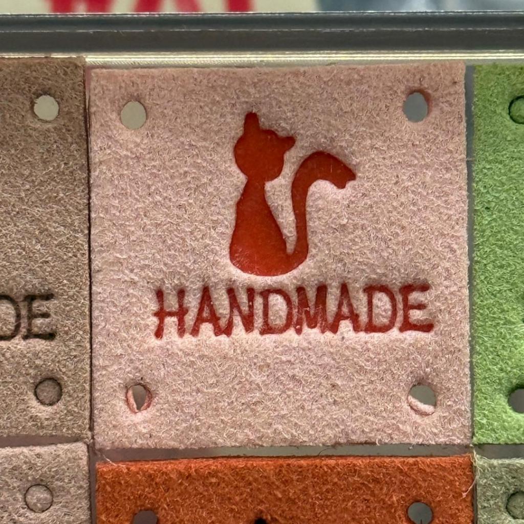 5pcs Handmade Microfiber Label Tag / Color Tag/ handmade Label/ Handmade Tag 迷你彩色手工制作标签