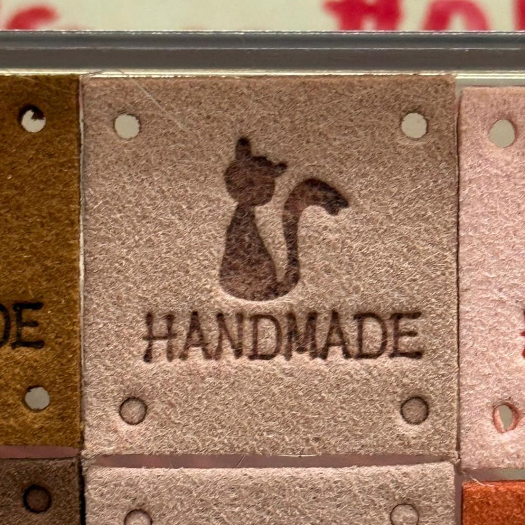 5pcs Handmade Microfiber Label Tag / Color Tag/ handmade Label/ Handmade Tag 迷你彩色手工制作标签