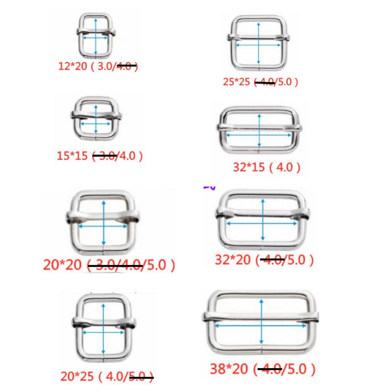 Premium Metal Adjustable Bag Buckle | Pelaras Tali Beg Cangkuk Tali Beg Buckle