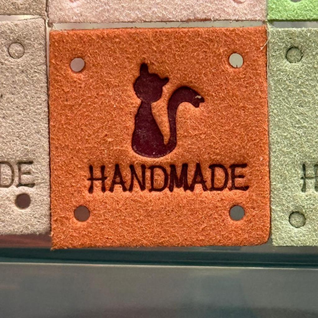 5pcs Handmade Microfiber Label Tag / Color Tag/ handmade Label/ Handmade Tag 迷你彩色手工制作标签