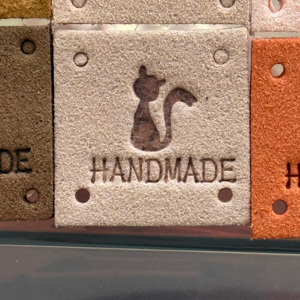 5pcs Handmade Microfiber Label Tag / Color Tag/ handmade Label/ Handmade Tag 迷你彩色手工制作标签