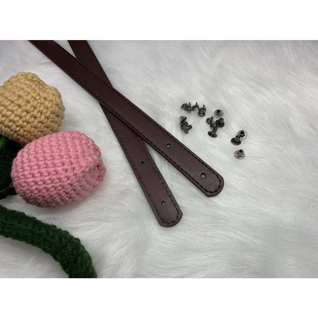 PU Leather Bag Strap/ Bag Handle/ Bag Accessories/ Tali Beg/ Shoulder Bag Strap/ Handbag Strap/ PU Leather Strap