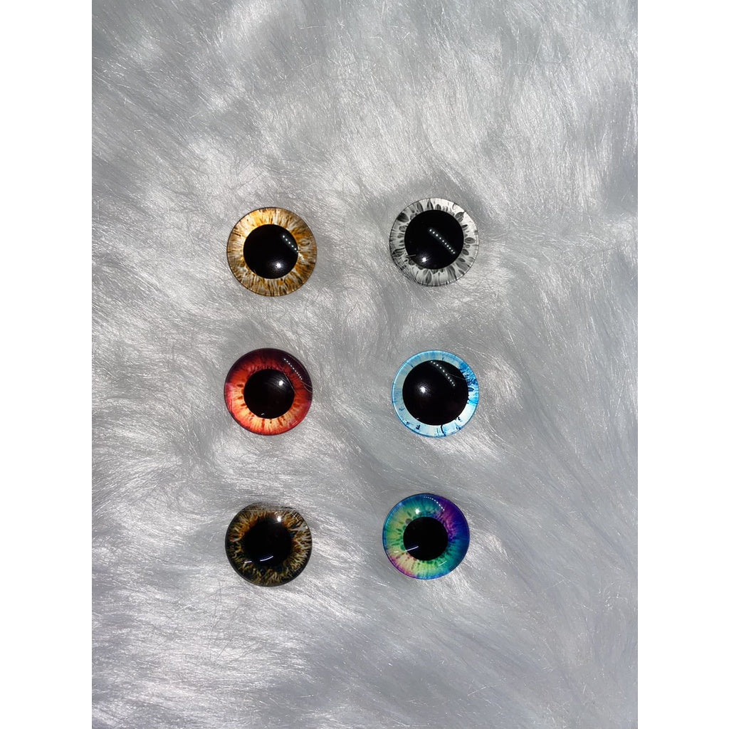 Self-Adhesive Simulation Doll Eyeball/ Doll Eye/ Animal Eyeball/ Mata Patung/ Mata binatang / DIY Eyeball/ Crystal eye