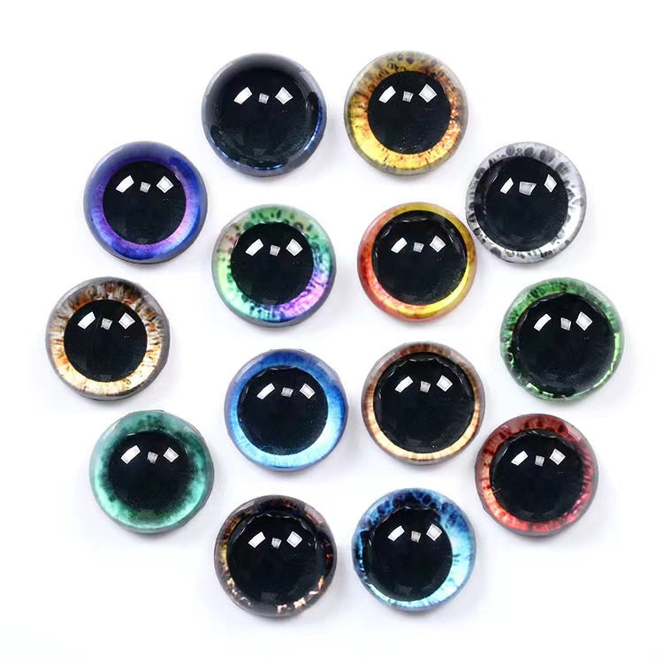 Self-Adhesive Simulation Doll Eyeball/ Doll Eye/ Animal Eyeball/ Mata Patung/ Mata binatang / DIY Eyeball/ Crystal eye