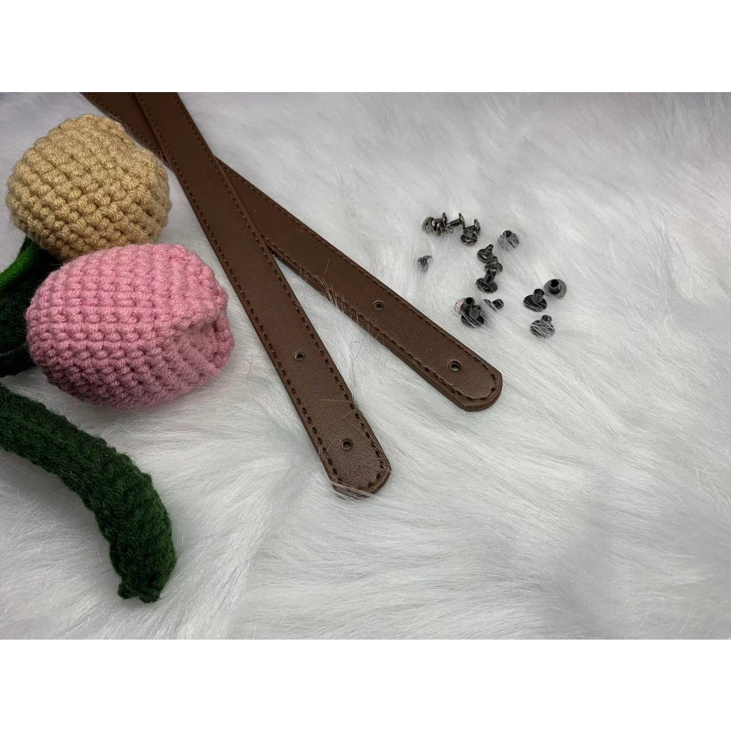 PU Leather Bag Strap/ Bag Handle/ Bag Accessories/ Tali Beg/ Shoulder Bag Strap/ Handbag Strap/ PU Leather Strap