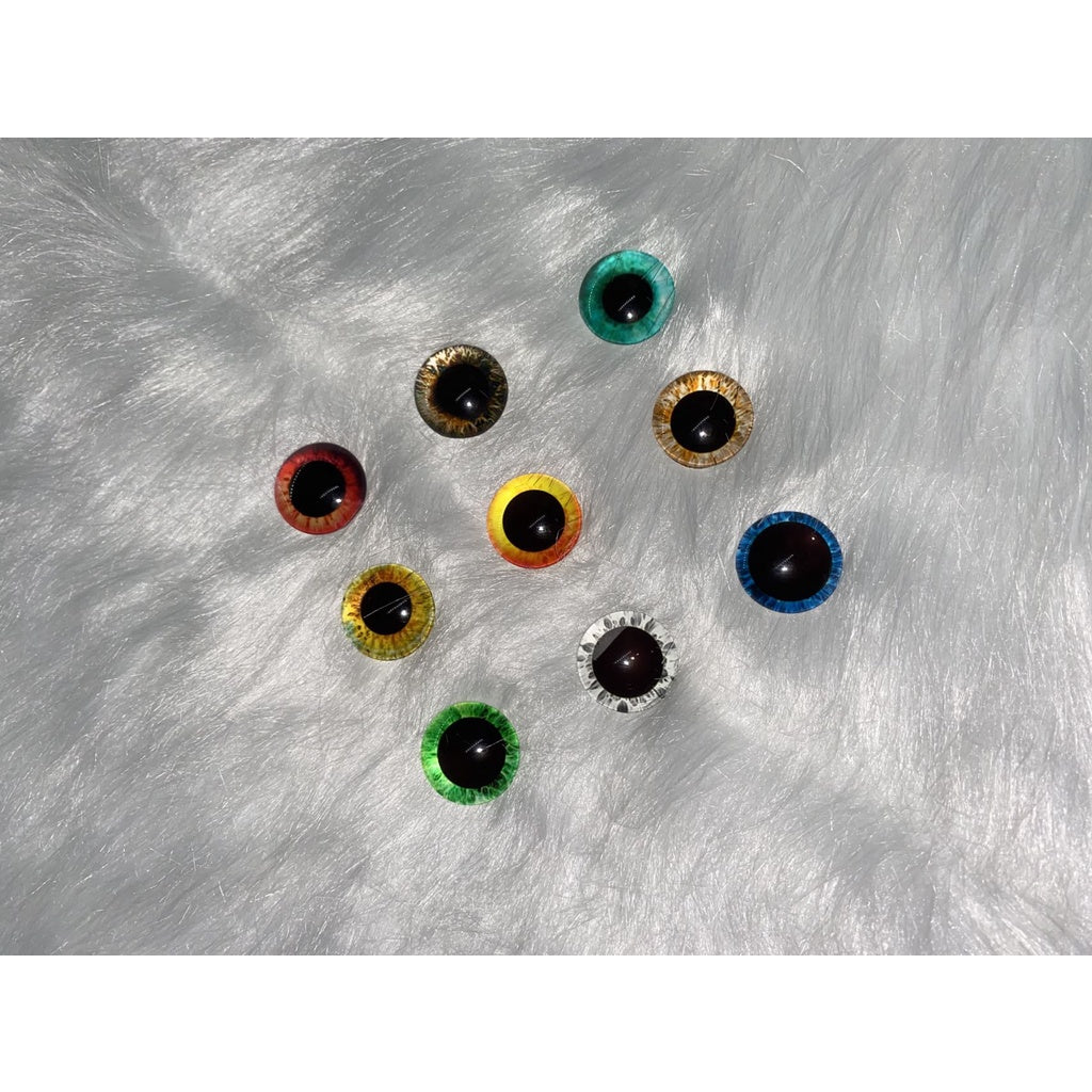 Self-Adhesive Simulation Doll Eyeball/ Doll Eye/ Animal Eyeball/ Mata Patung/ Mata binatang / DIY Eyeball/ Crystal eye