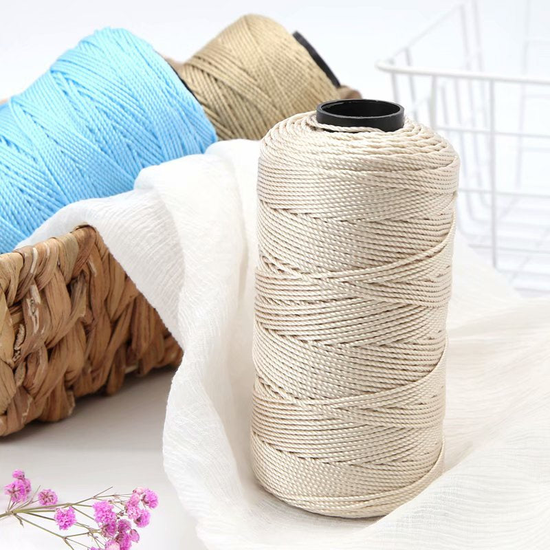Benang Kait Beg/ Benang PP/ Benang Nylon/ Nylon Crochet Yarn/ Bag Crochet Yarn/ Rope Yarn/ Knitting Yarn