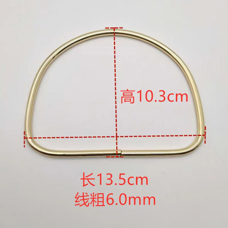 1 pair - Crochet Bag Handle Ring/ D Handle/ Cat ear Bag Handle/ Pemegang Beg/  Bag Handle Replacement/ Bag Accessories