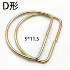 1 pair - Crochet Bag Handle Ring/ D Handle/ Cat ear Bag Handle/ Pemegang Beg/  Bag Handle Replacement/ Bag Accessories