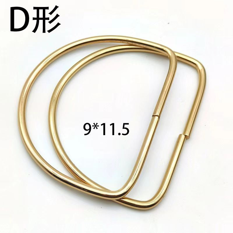 1 pair - Crochet Bag Handle Ring/ D Handle/ Cat ear Bag Handle/ Pemegang Beg/  Bag Handle Replacement/ Bag Accessories