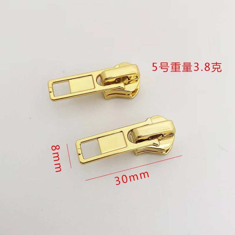 Metal Pin Lock Slider/ Open Ended Zipper Head/ Clothing / Jacket Zipper Head/ Zipper Accessories / Kepala Zip Jacket